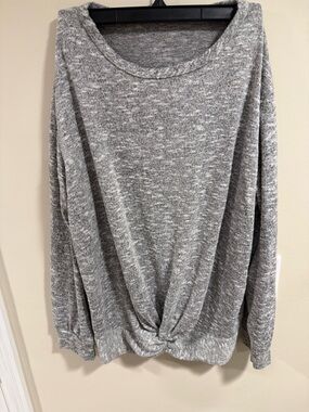 Olivia Rae Womens Gray Comfort 2 Piece Pajama Set Size M